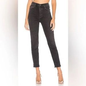 New Without Tag AGOLDE Nico High Rise Slim Black Jeans